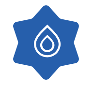 Full service water icon