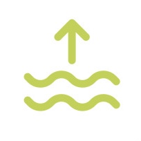 wave arrow icon